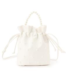 パール調巾着2WAYショルダー