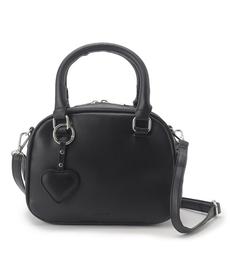 ハート付き2WAYボストンバッグ