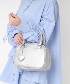 ハート付き2WAYボストンバッグ