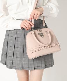 ハートガーリー2wayボストンバッグ 量産 地雷 鍵 