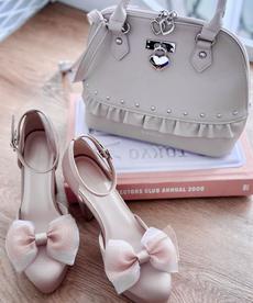 ハートガーリー2wayボストンバッグ 量産 地雷 鍵 