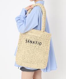 雑材ロゴ刺繍トート