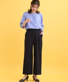 【マシンウォッシュ可能/UVカット/接触冷感】リラクシーワイドパンツ 【マシンウォッシュ可能/UVカット/接触冷感】リラクシーワイドパンツ