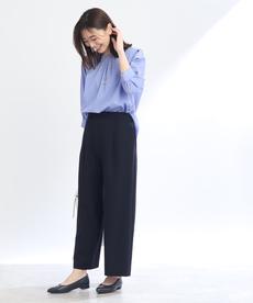 【マシンウォッシュ可能/UVカット/接触冷感】リラクシーワイドパンツ 【マシンウォッシュ可能/UVカット/接触冷感】リラクシーワイドパンツ