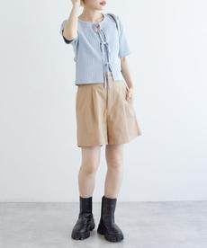 タックショートパンツ