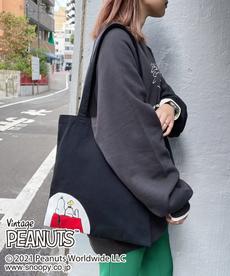 【WEBオリジナルアイテム】SNOOPYスクエアトート