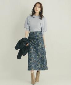 【新色予約/3サイズ展開】ゴブランタイトスカート