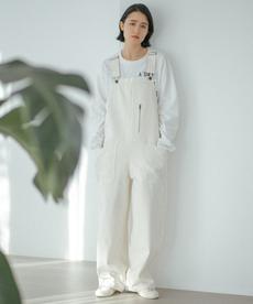 [niko and ...JEANS 2021SS]ワイドワークサロペットパンツ