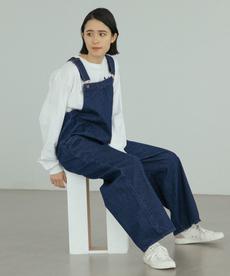 [niko and ...JEANS 2021SS]ワイドワークサロペットパンツ