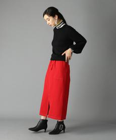 【LADIES】カラーステッチナロースカート