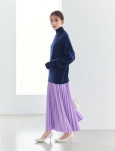 シンプルプリーツロングスカート シンプルプリーツロングスカート