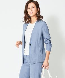 【セットアップ】Refined Ox ノーカラージャケット 【セットアップ】Refined Ox ノーカラージャケット