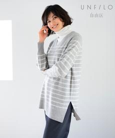 【UNFILO】ウールカシミヤ ニット Vネック プルオーバー (検索番号:UN65) 【UNFILO】ウールカシミヤ ニット Vネック プルオーバー (検索番号:UN65)