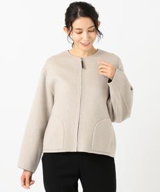 【Class Lounge/リバーシブル】 PURE CASHMERE DOUBLE ショートコート