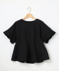 【WEB限定カラーあり・先行予約】エンブロイダリーレース ペプラムブラウス 【WEB限定カラーあり・先行予約】エンブロイダリーレース ペプラムブラウス