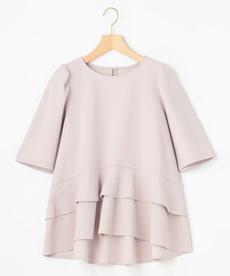 【先行予約・WEB限定】ジョーゼットジャージーフリルブラウス