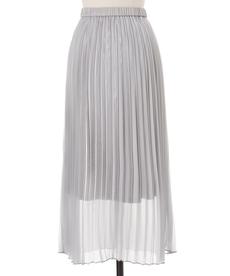 【予約商品】ブライトオーガンジーアコーディアンプリーツスカート