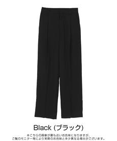 ★
センタープレスジョーゼットワイドパンツ【メール便可／100】