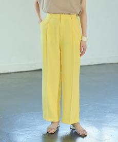 ★
センタープレスジョーゼットワイドパンツ【メール便可／100】