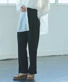 ★
センタープレスジョーゼットワイドパンツ【メール便可／100】