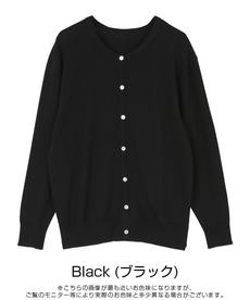★
クルーネックライトニットカーディガン【メール便可／100】〔人気商品！予約〕