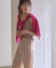 ★
クルーネックライトニットカーディガン【メール便可／100】〔人気商品！予約〕