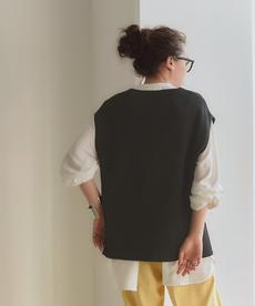 ★【2021AUTUMN】
深Vネックニットベスト【メール便可／100】