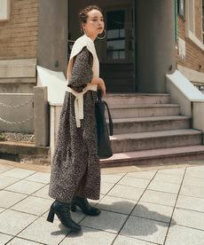 【2021AUTUMN】【一部カラー再販！】
前後2way花柄ティアードワンピース〔人気商品！予約〕