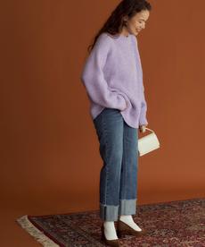 ★【完売カラー再販！】
ハイネックふわっとタッチニット〔人気商品！予約〕