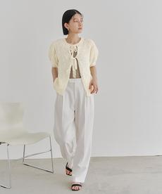 前後2wayショートトップス/カーディガン