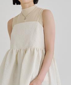 フラワージャガードキャミソールトップス