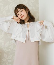 【前坂美結さんS/Sコラボ】【IGTV】
フリルブラウス/ニットワンピースセット