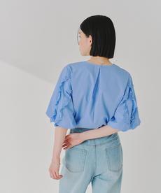 【2024夏先行販売】★
パフスリーブレースデザインブラウス