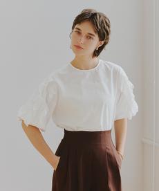 【2024夏先行販売】★
パフスリーブレースデザインブラウス