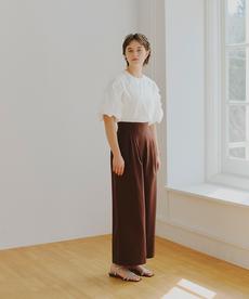 【2024夏先行販売】★
パフスリーブレースデザインブラウス