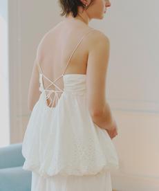 【2024夏先行販売】 ★
コットン刺繍レースキャミソールトップス